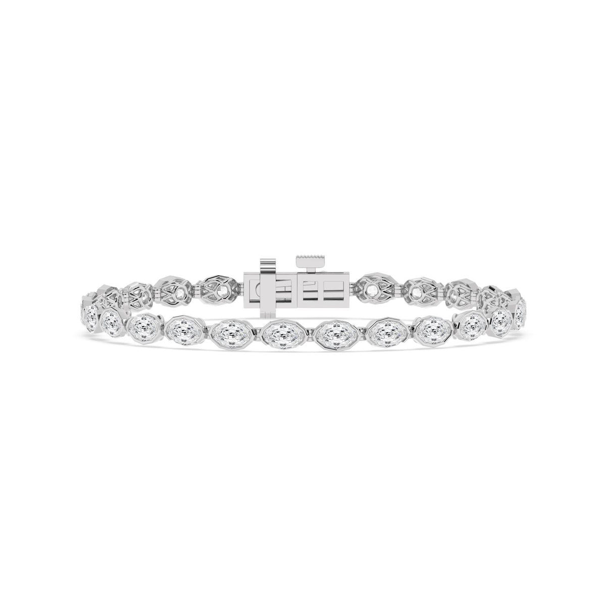 White Gold / 8.75ct Lab Grown Diamond Bracelet
