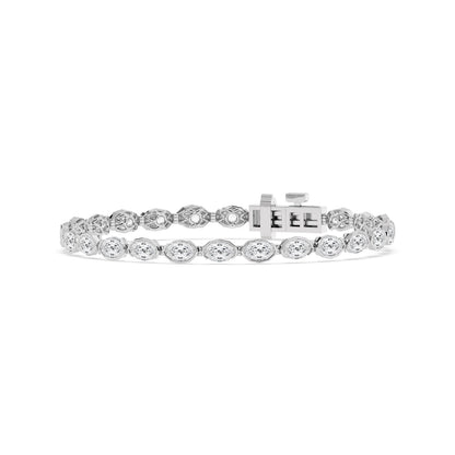 White Gold / 8.75ct Lab Grown Diamond Bracelet
