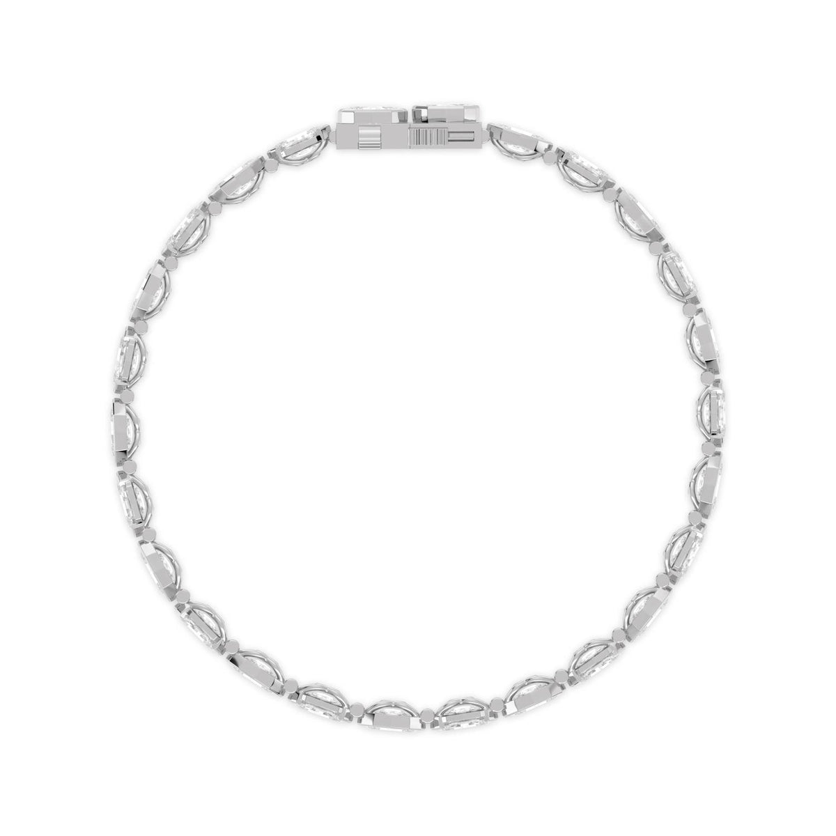 White Gold / 8.75ct Lab Grown Diamond Bracelet