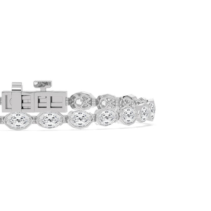 White Gold / 8.75ct Lab Grown Diamond Bracelet