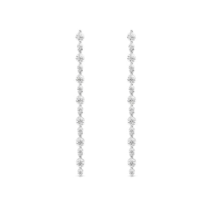 White Gold / 1.45ct Lab Grown Diamond Drop Earrings
