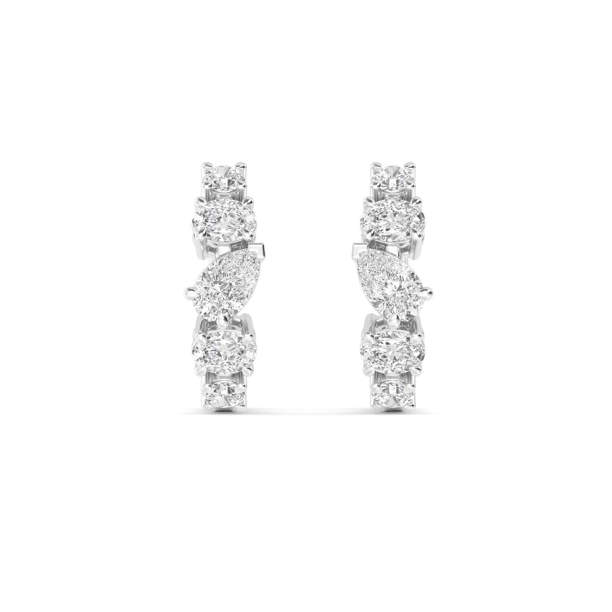 White Gold / 1.35ct Lab Grown Diamond Earrings