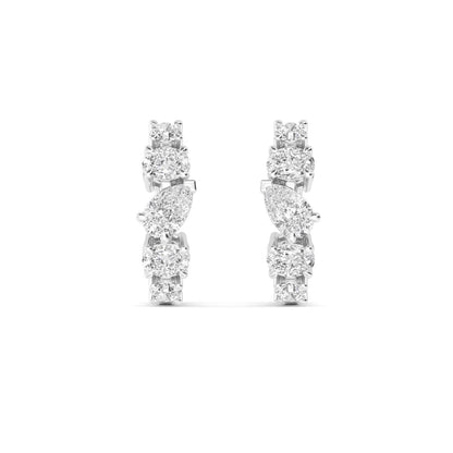 White Gold / 1.35ct Lab Grown Diamond Earrings