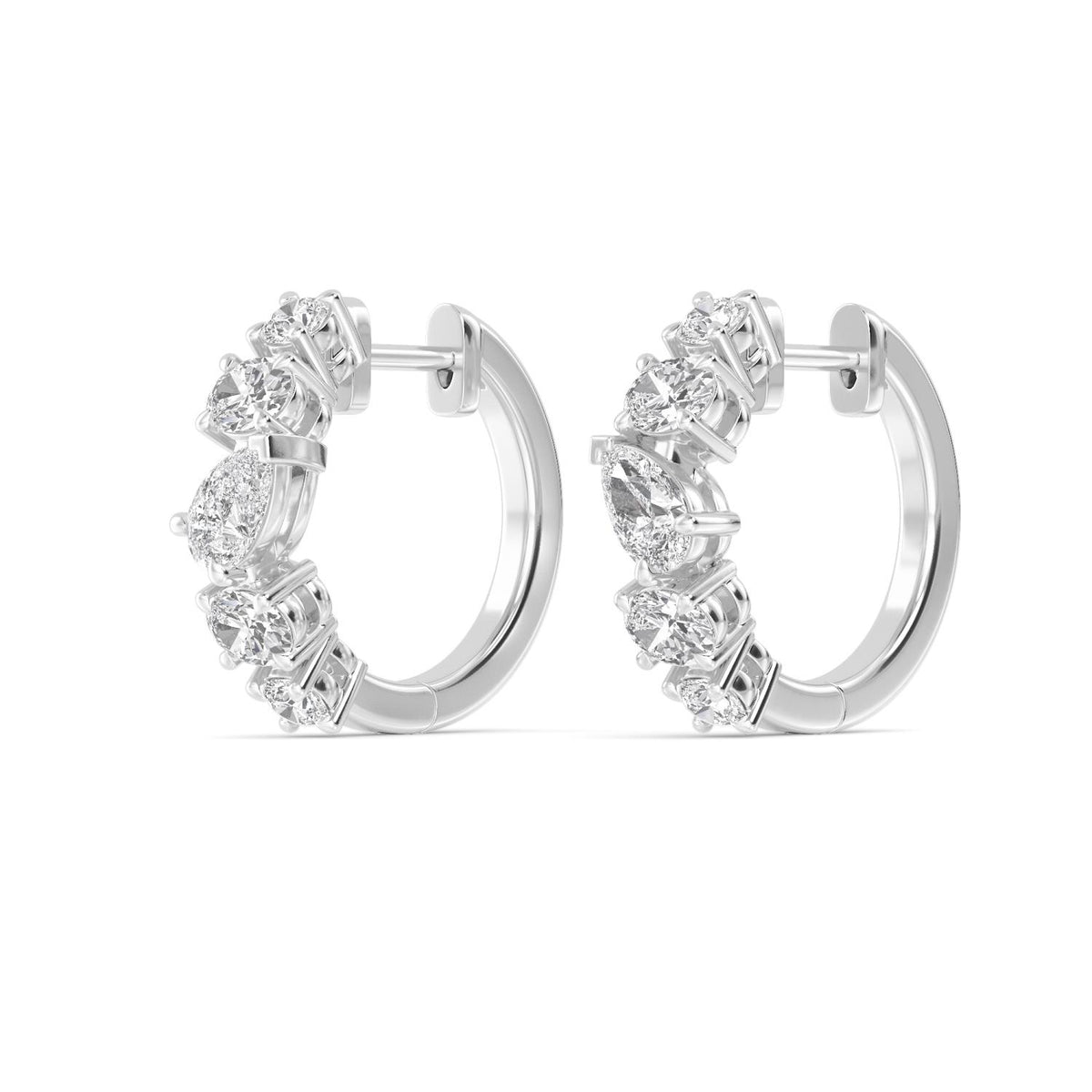 White Gold / 1.35ct Lab Grown Diamond Earrings