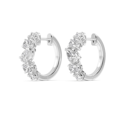White Gold / 1.35ct Lab Grown Diamond Earrings