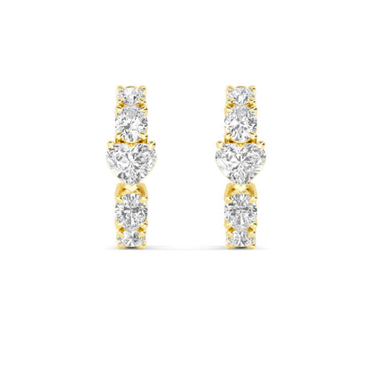 White Gold / 1.49ct Lab Grown Diamond Earrings