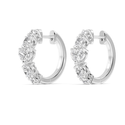 White Gold / 1.49ct Lab Grown Diamond Earrings
