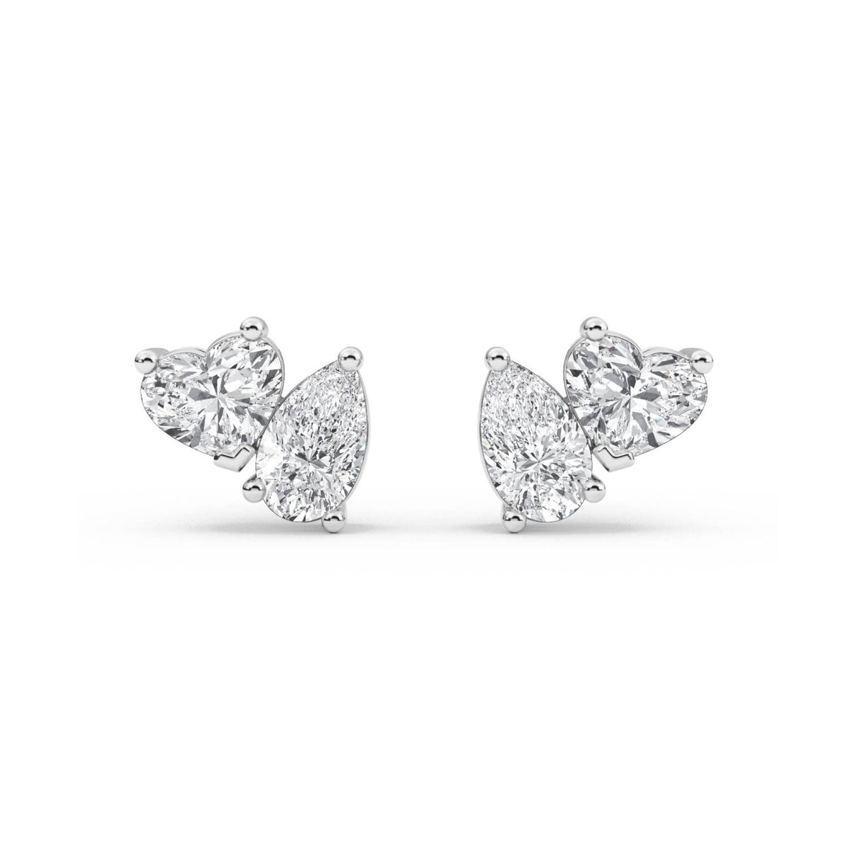White Gold / 1.01ct Lab Grown Diamond Earrings