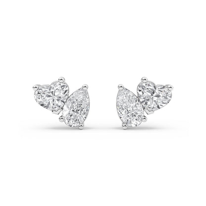 White Gold / 1.01ct Lab Grown Diamond Earrings