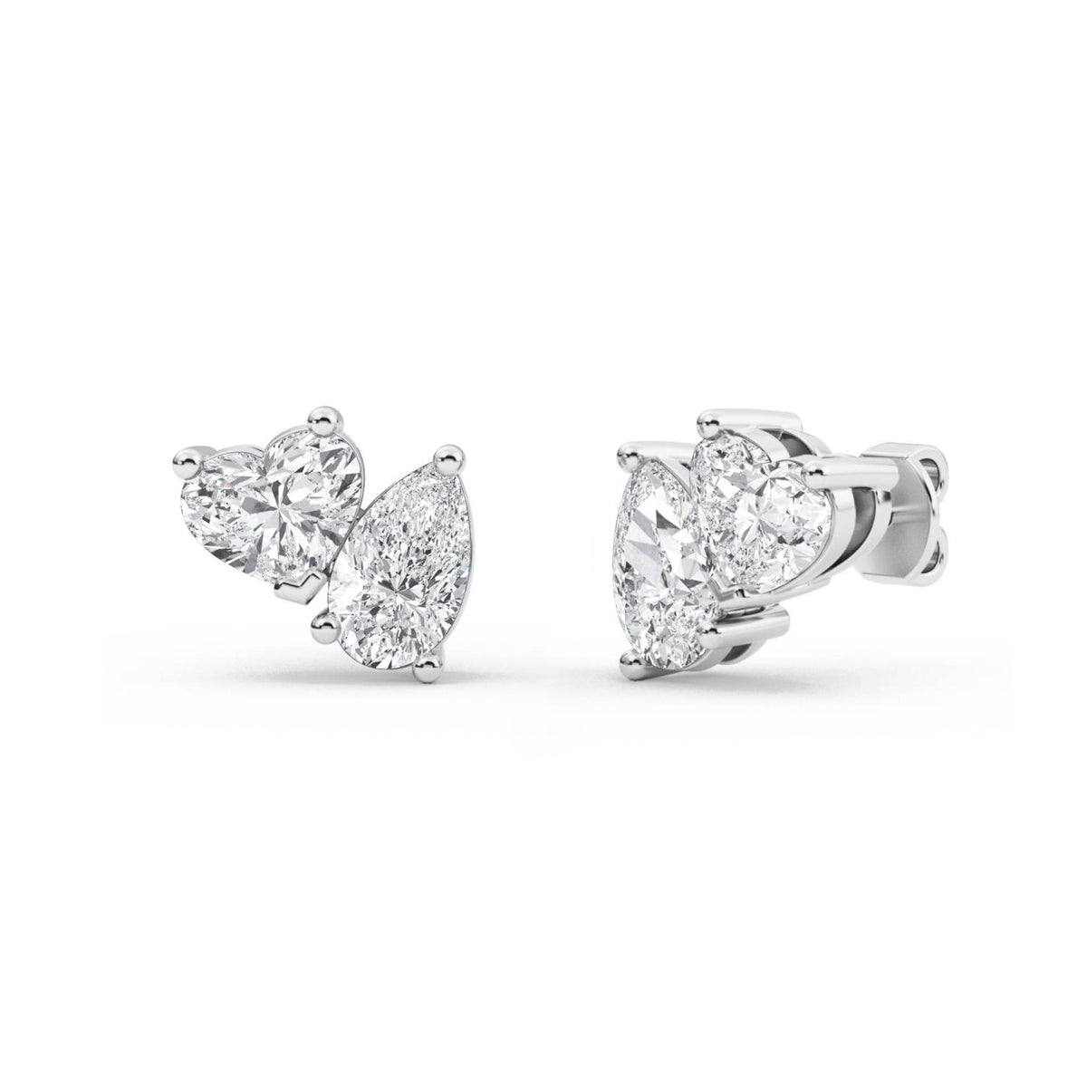 White Gold / 1.01ct Lab Grown Diamond Earrings