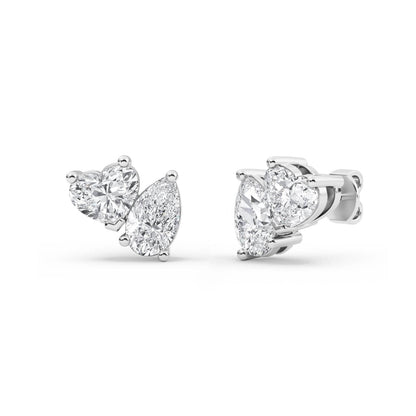 White Gold / 1.01ct Lab Grown Diamond Earrings