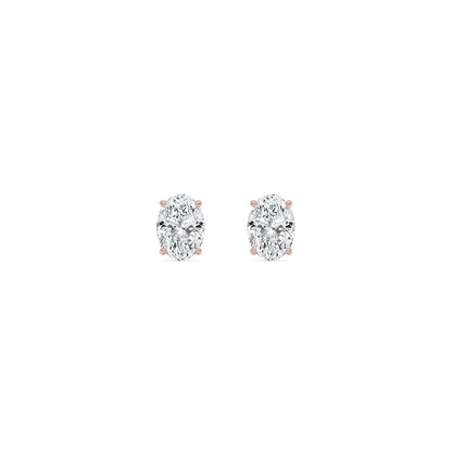 Rose Gold / 1.00ct Lab Grown Diamond Earrings