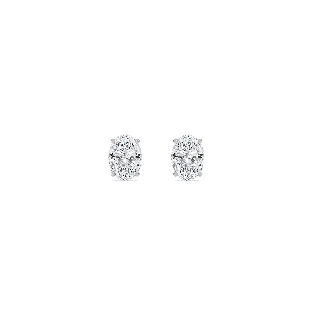 White Gold / 1.00ct Lab Grown Diamond Earrings