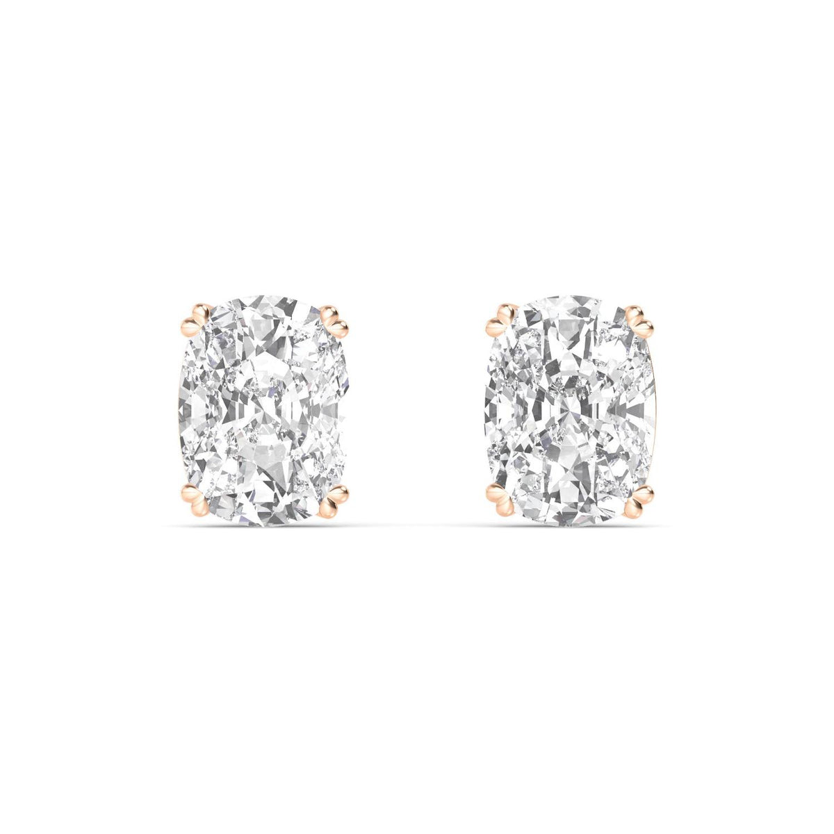 Rose Gold / 6.00ct Lab Grown Diamond Earrings