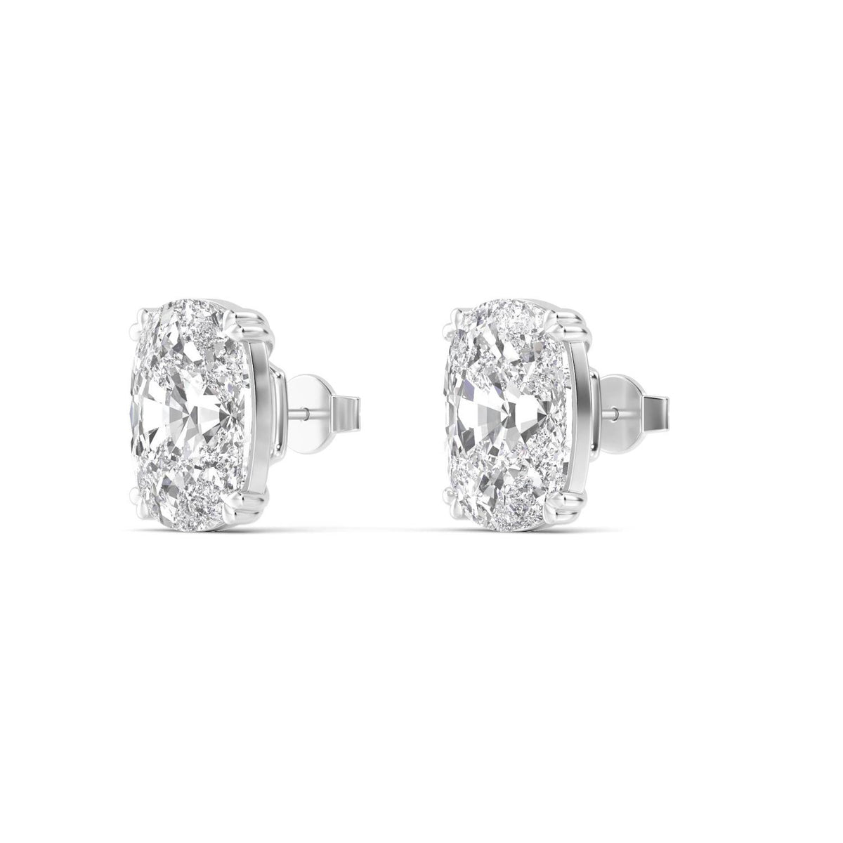 White Gold / 6.00ct Lab Grown Diamond Earrings