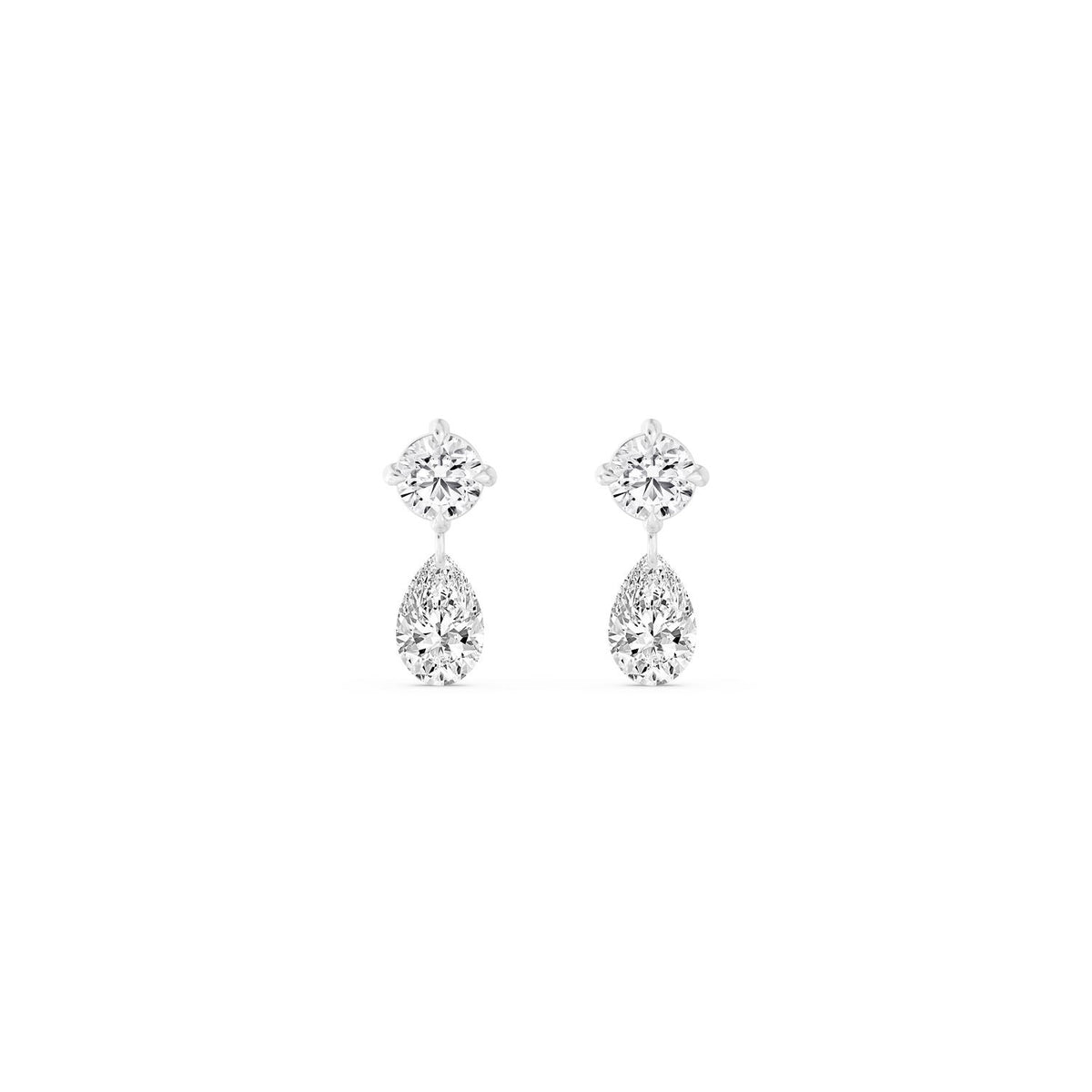 White Gold / 1.81ct Lab Grown Diamond Earrings