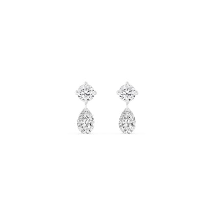 White Gold / 1.81ct Lab Grown Diamond Earrings