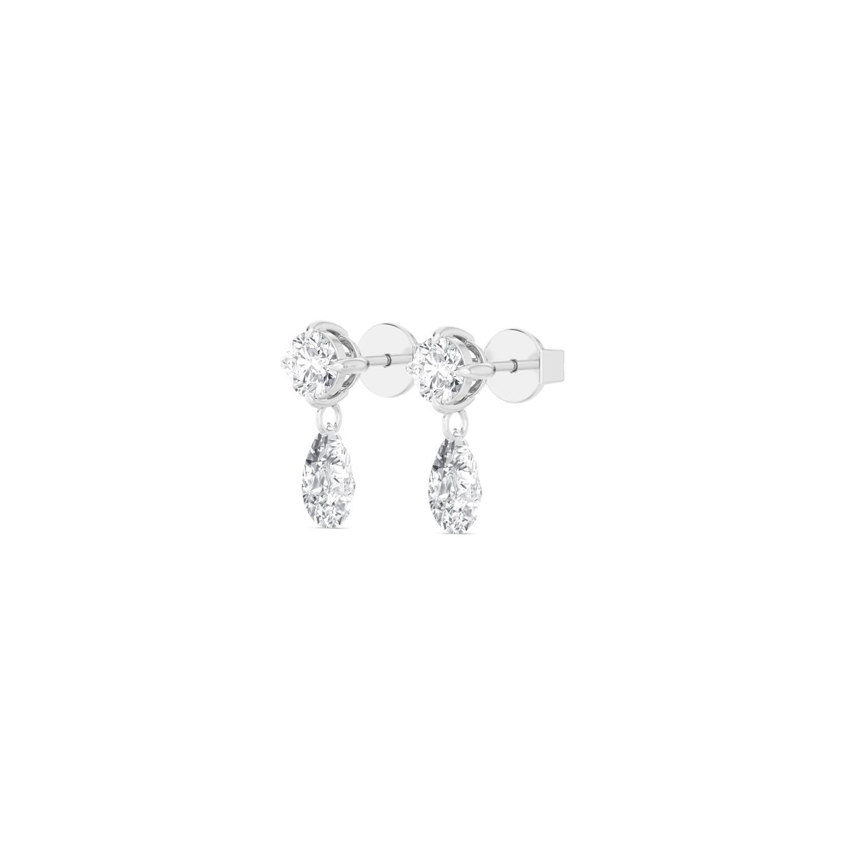 White Gold / 1.81ct Lab Grown Diamond Earrings