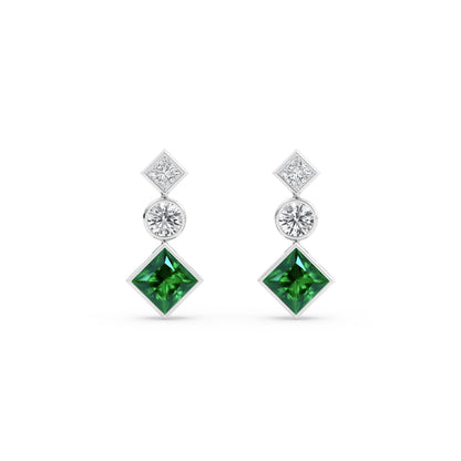 White Gold / 4.21ct Lab Grown Diamond Earrings