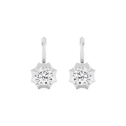 White Gold / 4.16ct Lab Grown Diamond Earrings