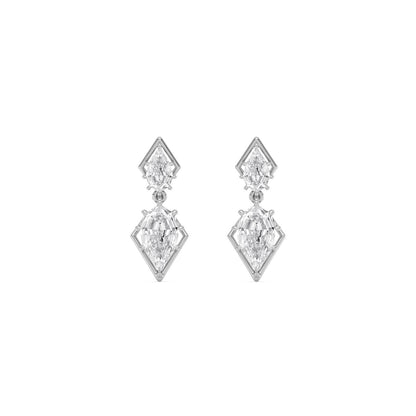 White Gold / 2.69ct Lab Grown Diamond Earrings