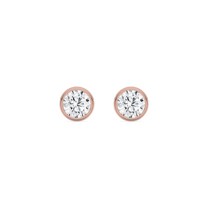 Rose Gold / 3.00ct Lab Grown Diamond Earrings