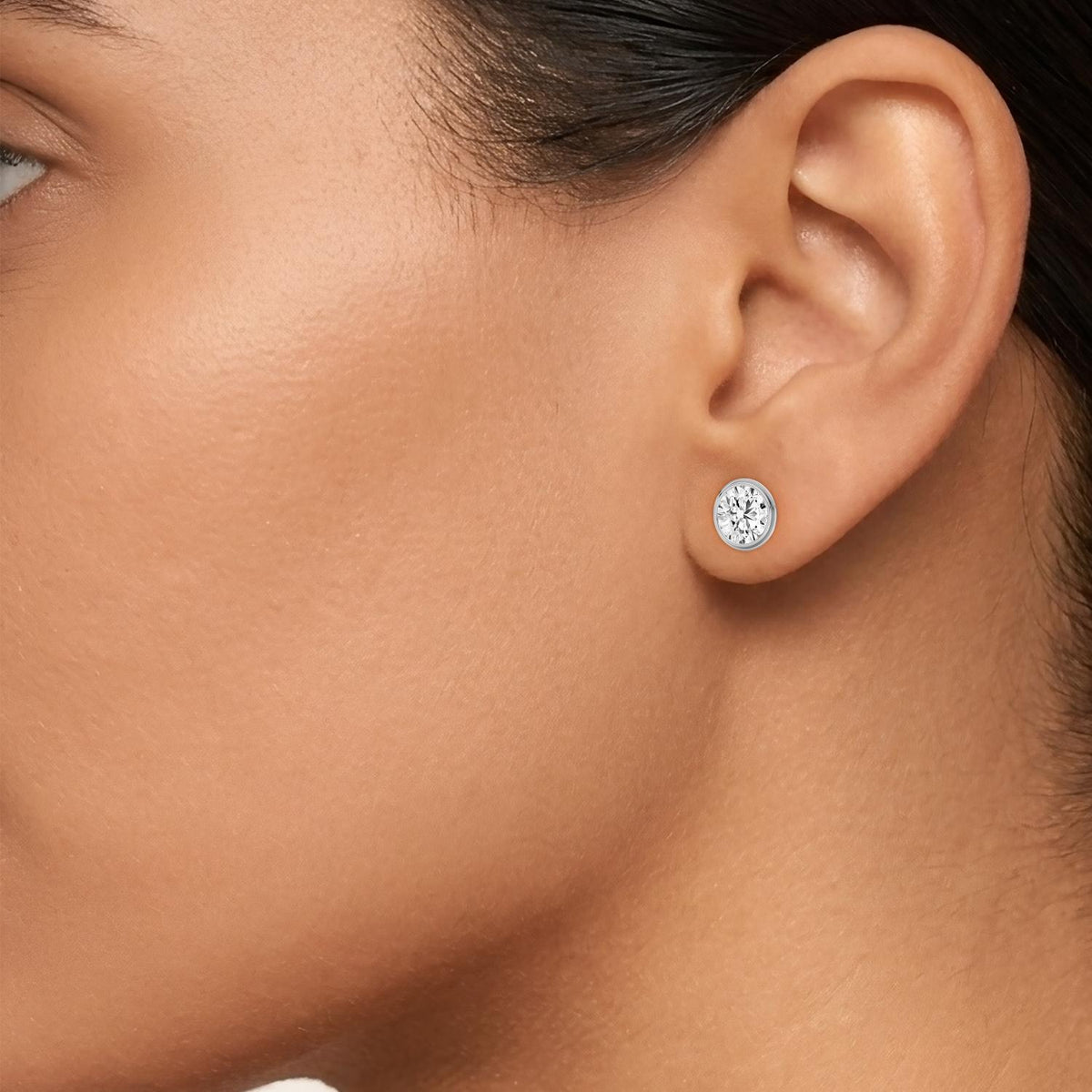 White Gold / 3.00ct Lab Grown Diamond Earrings
