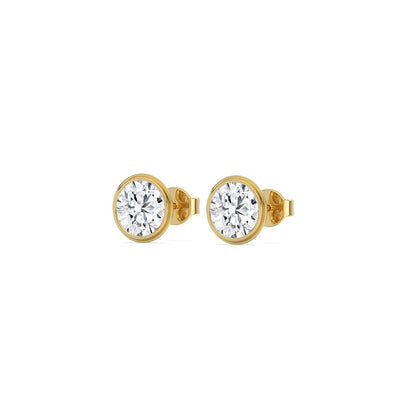 Yellow Gold / 3.00ct Lab Grown Diamond Earrings