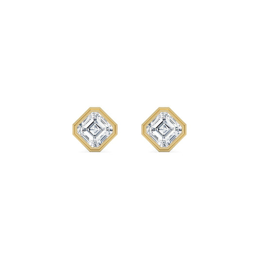 Yellow Gold / 3.00ct Lab Grown Diamond Earrings