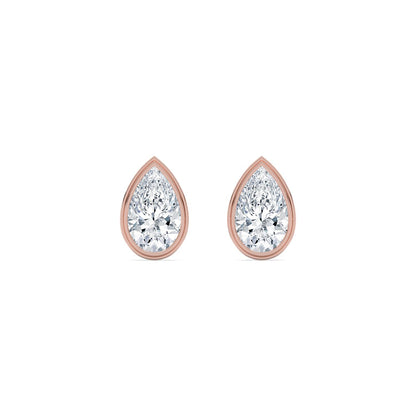 Rose Gold / 4.00ct Lab Grown Diamond Earrings