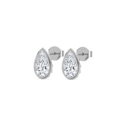 White Gold / 4.00ct Lab Grown Diamond Earrings