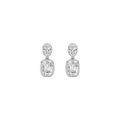 White Gold / 2.66ct Lab Grown Diamond Earrings