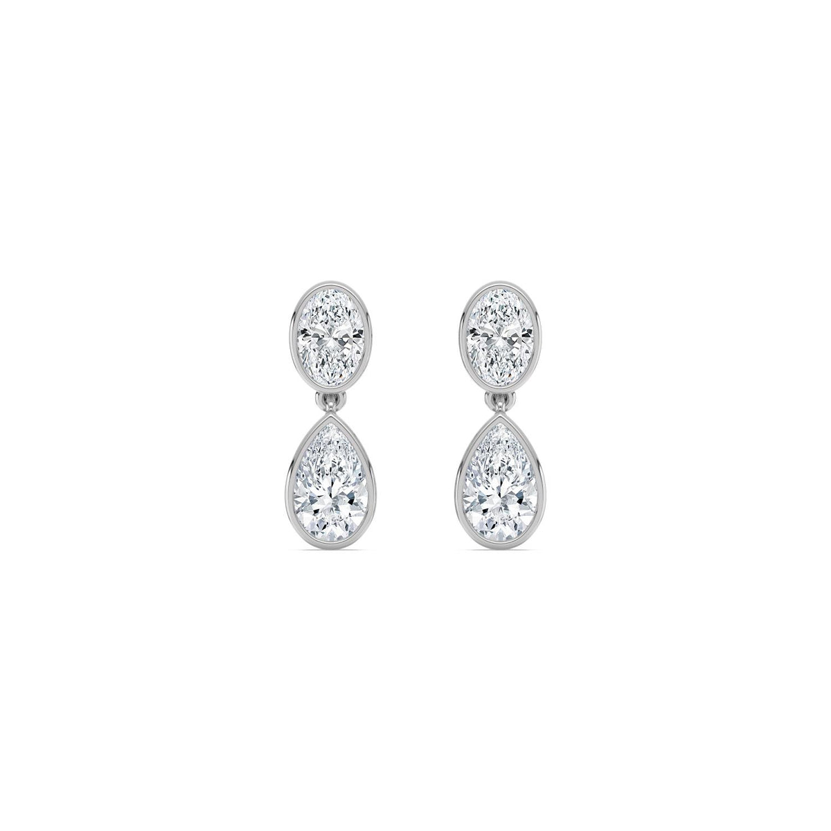White Gold / 2.49ct Lab Grown Diamond Earrings