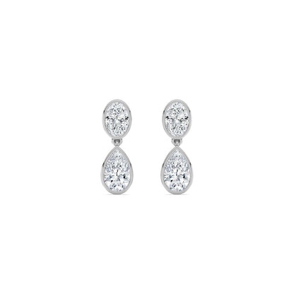White Gold / 2.49ct Lab Grown Diamond Earrings
