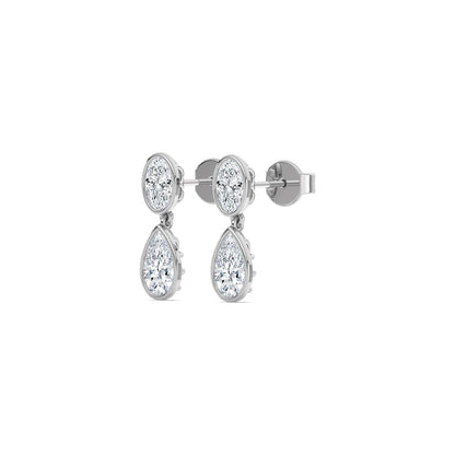 White Gold / 2.49ct Lab Grown Diamond Earrings