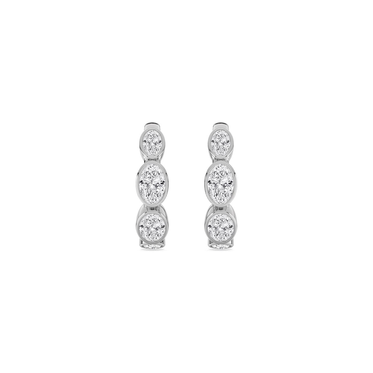 White Gold / 2.37ct Lab Grown Diamond Earrings