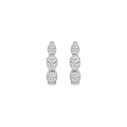 White Gold / 2.37ct Lab Grown Diamond Earrings
