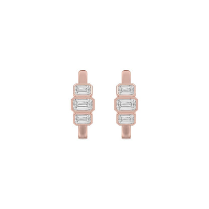 Rose Gold / 1.46ct Lab Grown Diamond Earrings