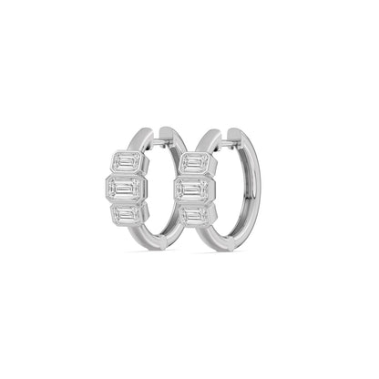 White Gold / 1.46ct Lab Grown Diamond Earrings