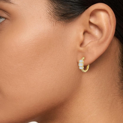 Yellow Gold / 1.46ct Lab Grown Diamond Earrings