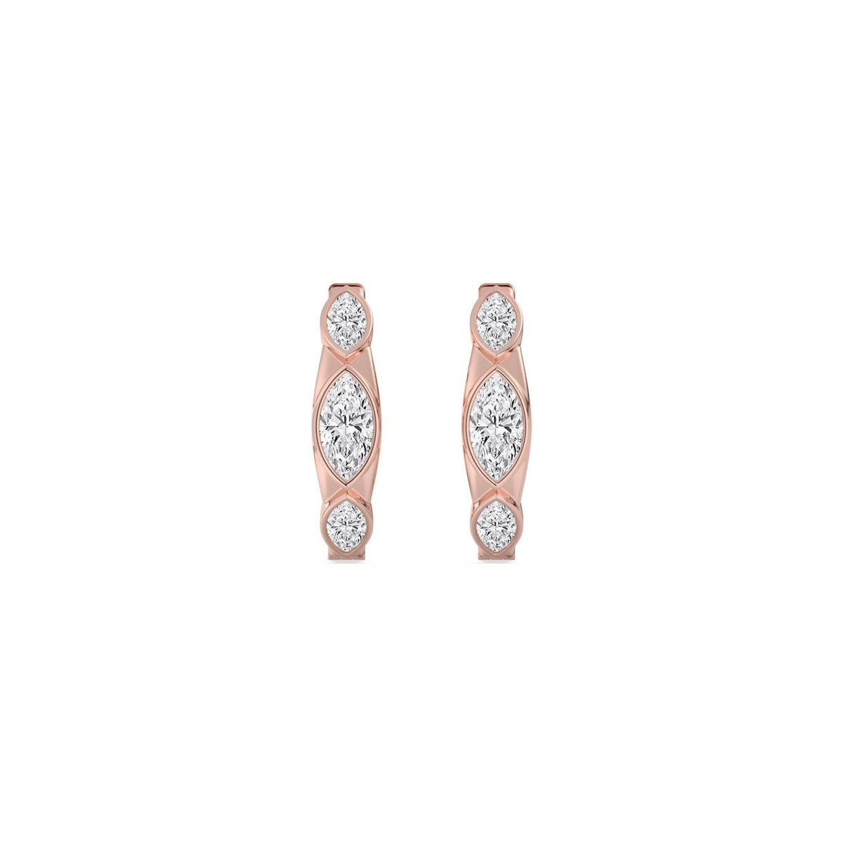 Rose Gold / 1.20ct Lab Grown Diamond Earrings