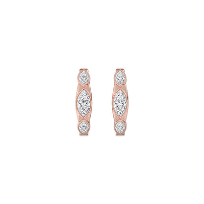 Rose Gold / 1.20ct Lab Grown Diamond Earrings