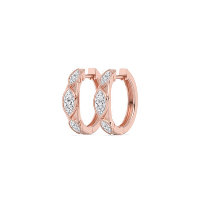 Rose Gold / 1.20ct Lab Grown Diamond Earrings