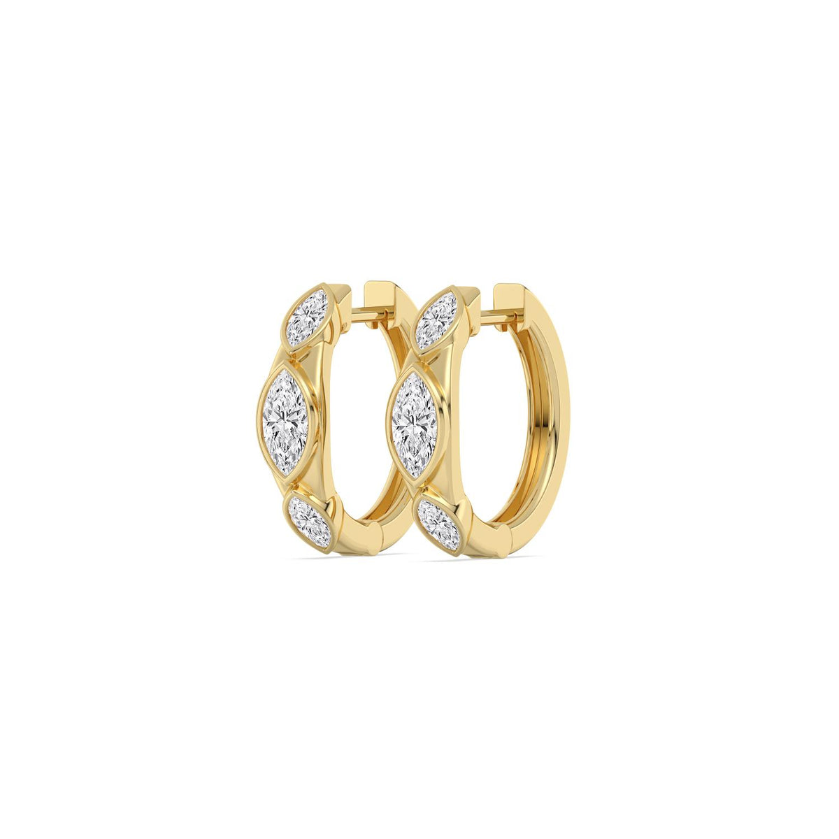 Yellow Gold / 1.20ct Lab Grown Diamond Earrings