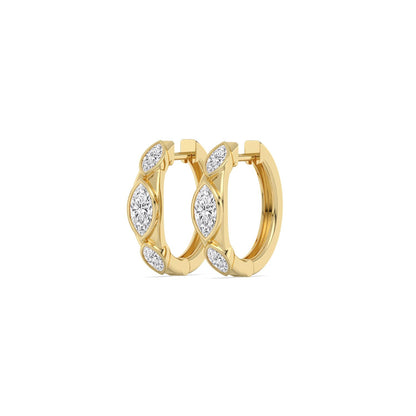 Yellow Gold / 1.20ct Lab Grown Diamond Earrings