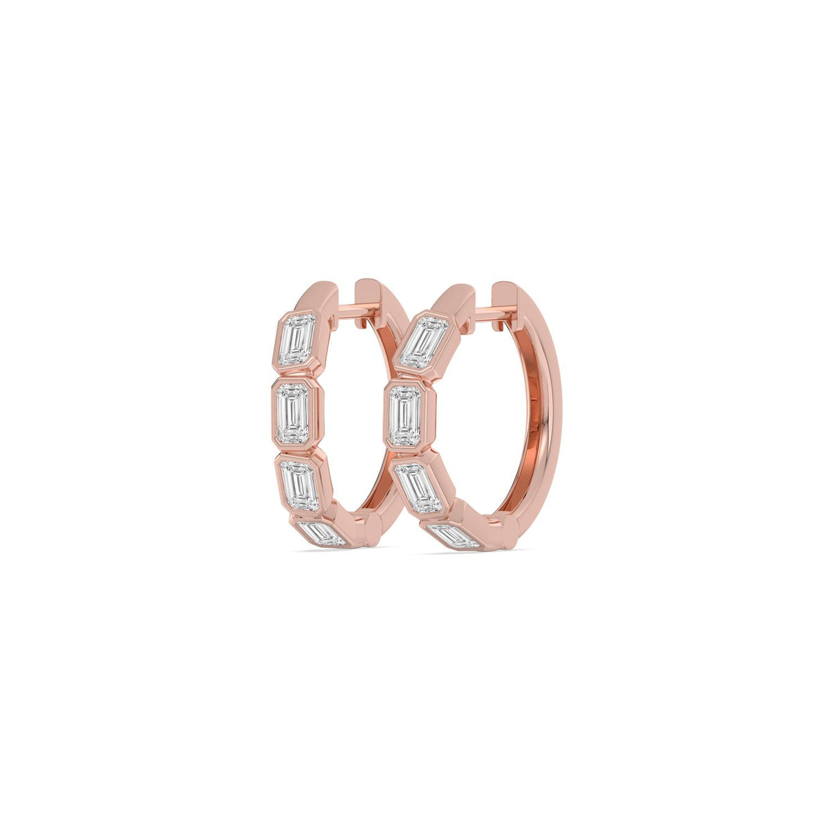 Rose Gold / 1.34ct Lab Grown Diamond Earrings
