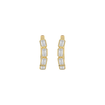 Yellow Gold / 1.34ct Lab Grown Diamond Earrings