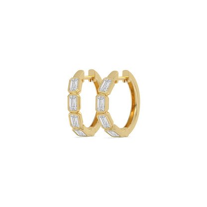 Yellow Gold / 1.34ct Lab Grown Diamond Earrings