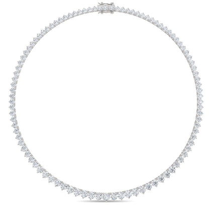 White Gold / 14.86ct Lab Grown Diamond Tennis Necklace