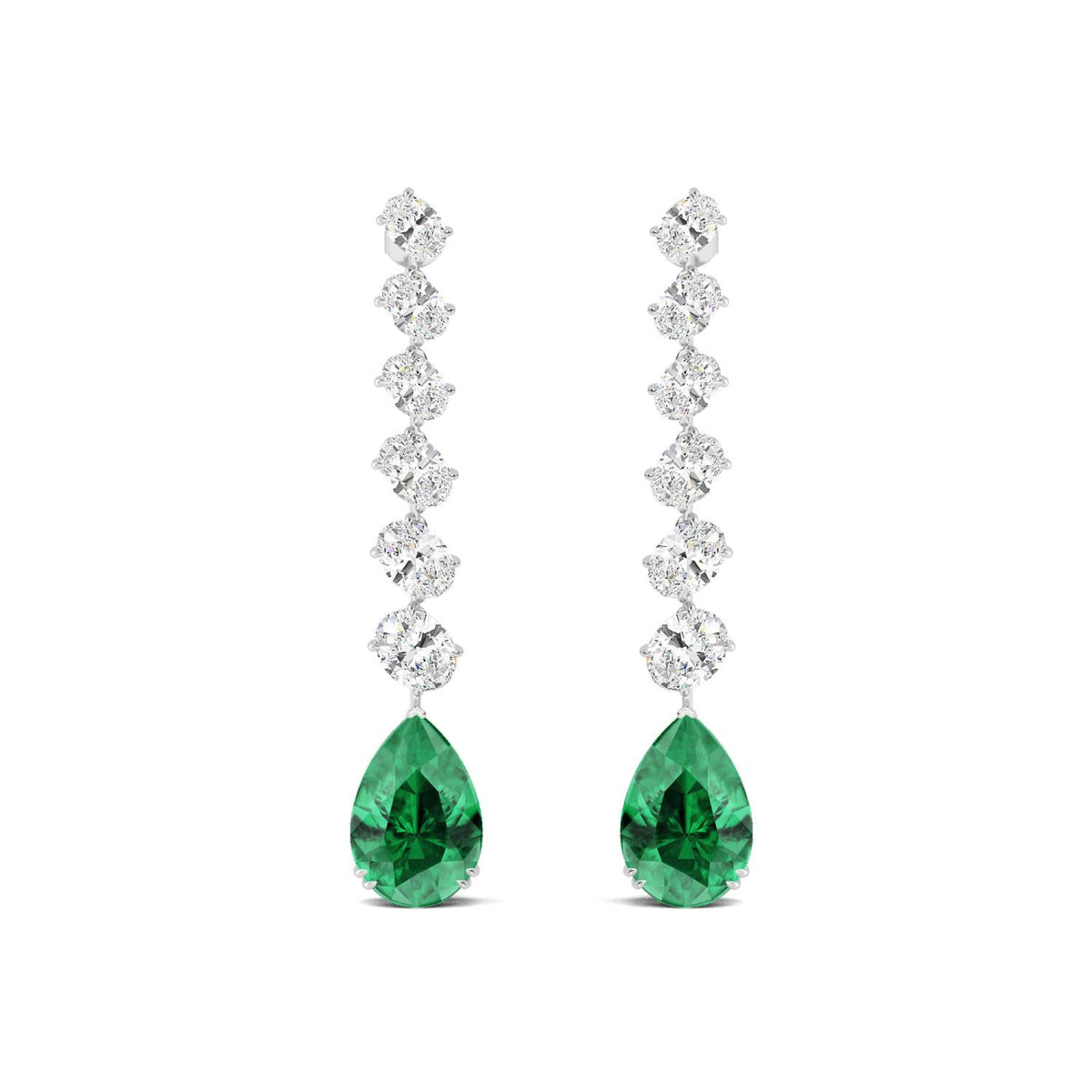White Gold / 32.03ct Lab Grown Diamond Earrings